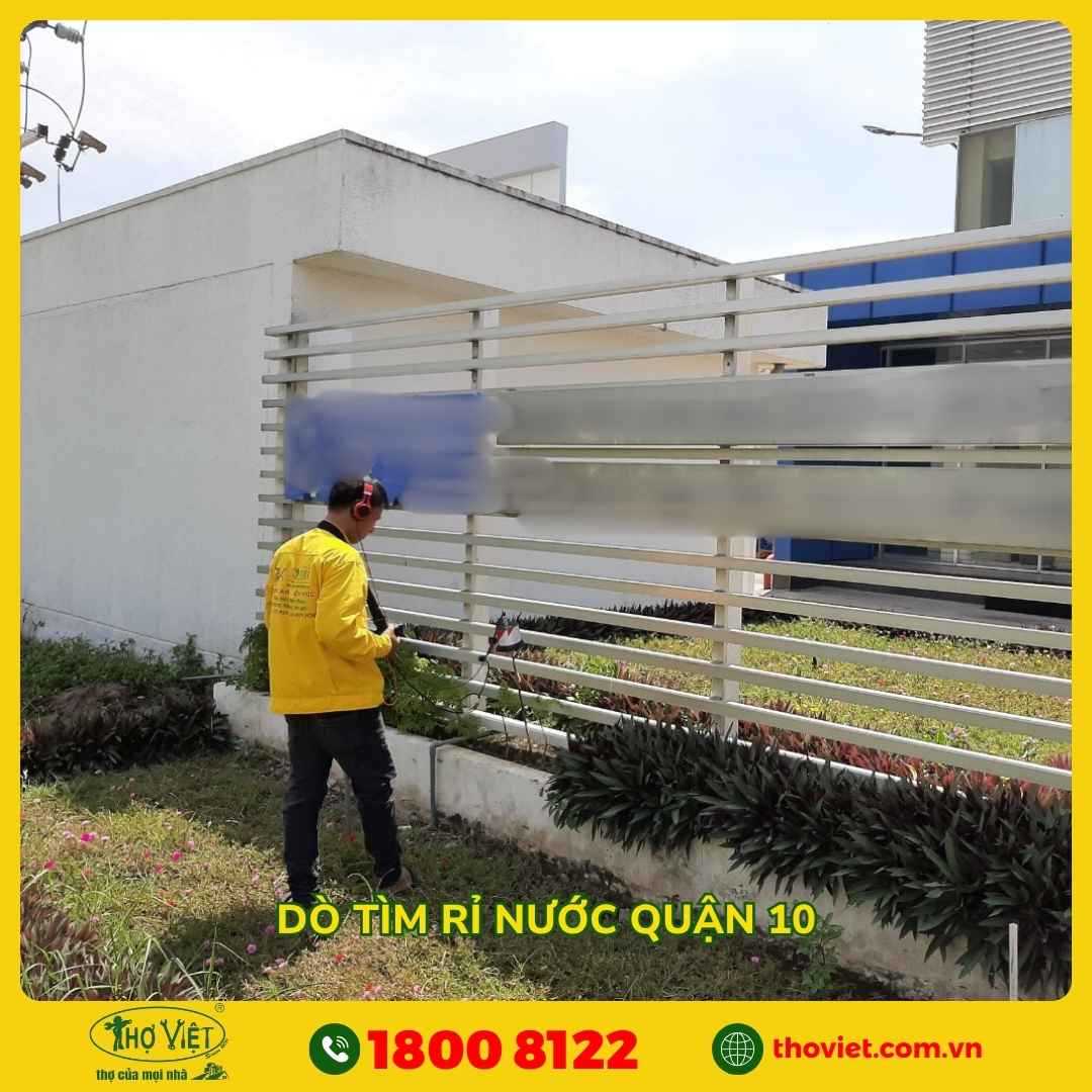 Dò tìm rỉ nước quận 10