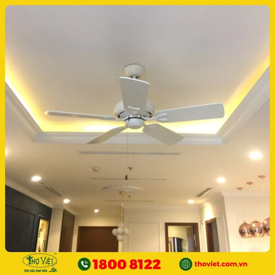 Giới thiệu dịch vụ lắp quạt trần tại quận 10