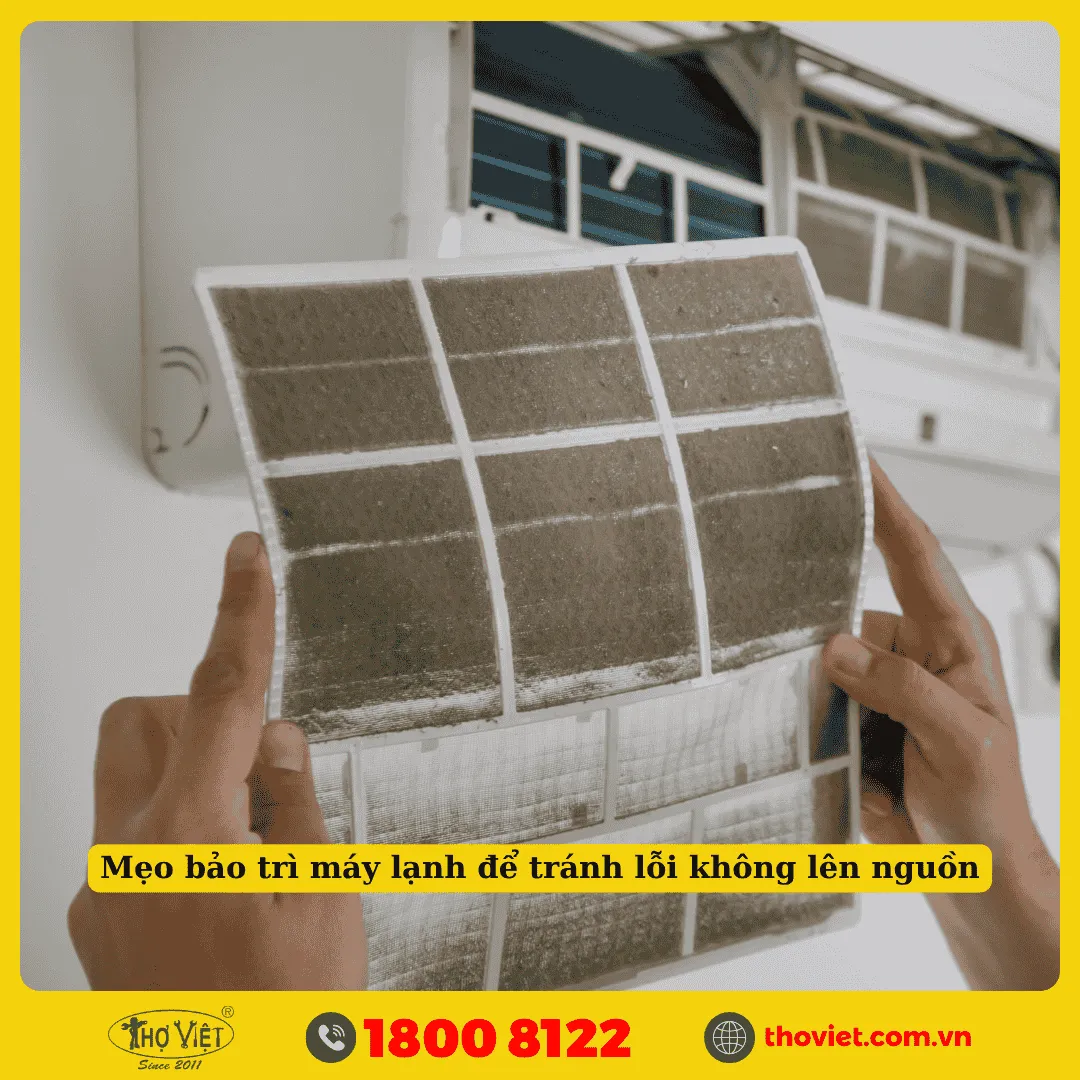 Mẹo bảo trì máy lạnh để tránh lỗi không lên nguồn