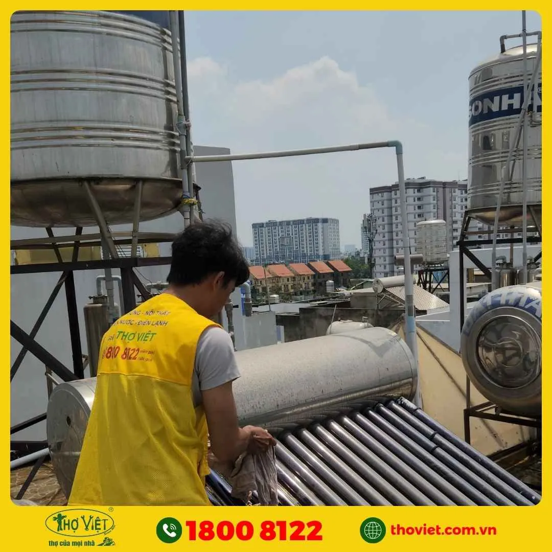 Hướng dẫn lắp đặt bồn nước inox đứng