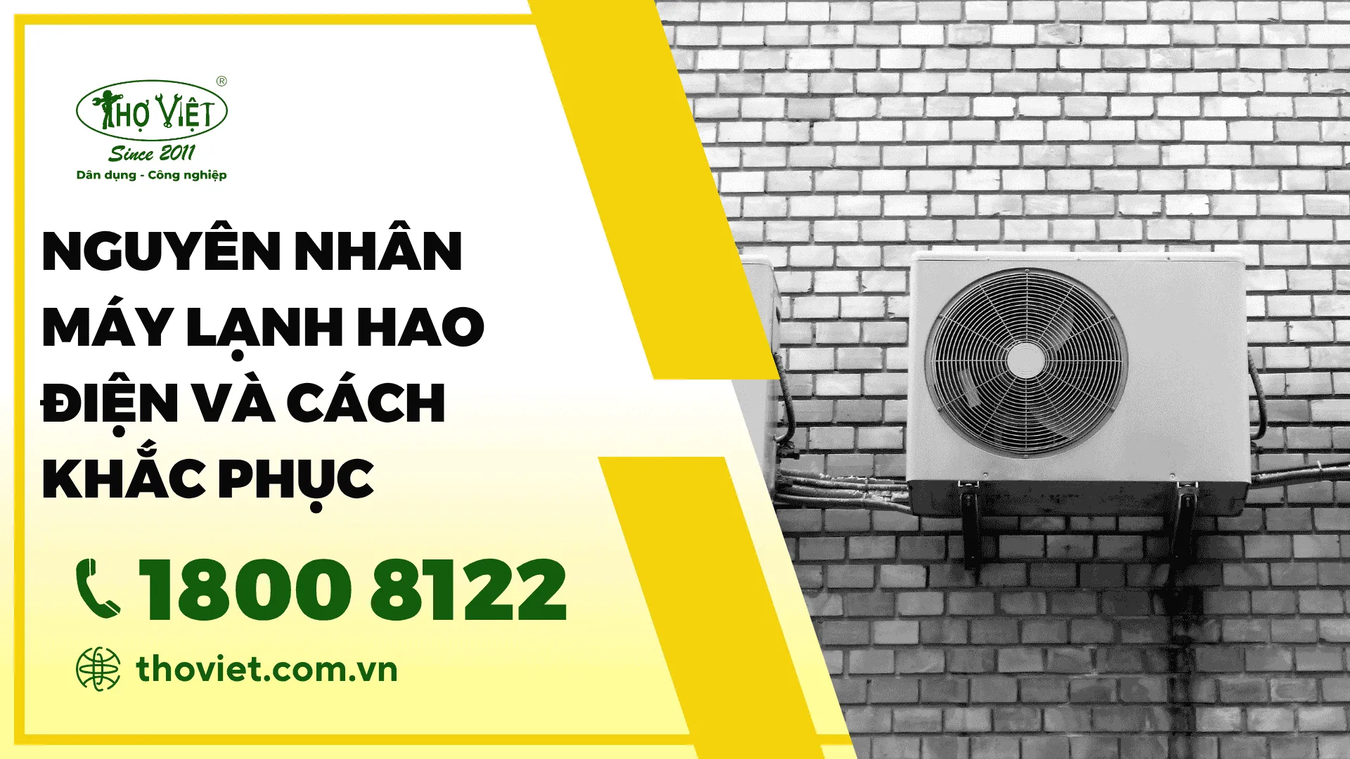 Nguyên nhân máy lạnh hao điện và cách khắc phục