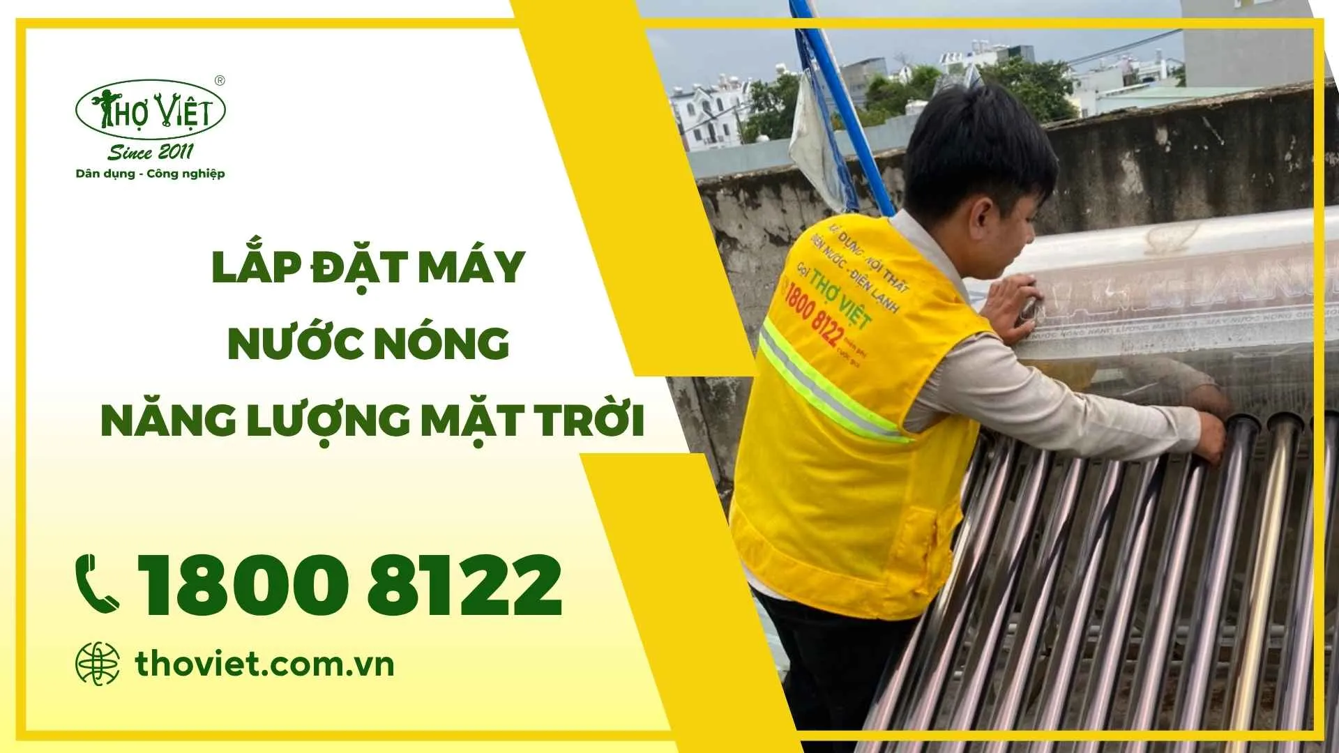 Lắp Đặt Máy Nước Nóng Năng Lượng Mặt Trời