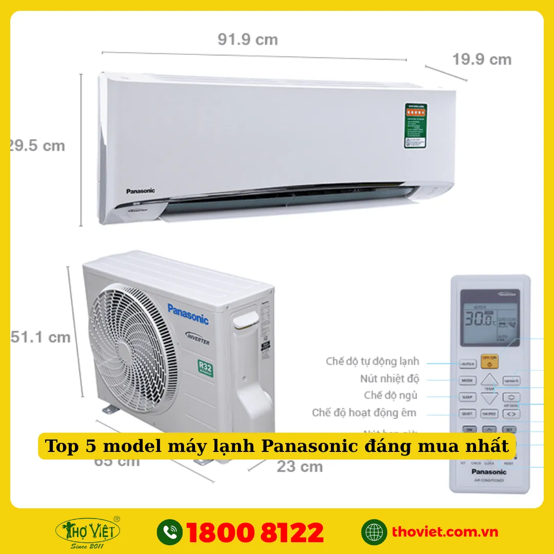 Top 5 model máy lạnh Panasonic đáng mua nhất
