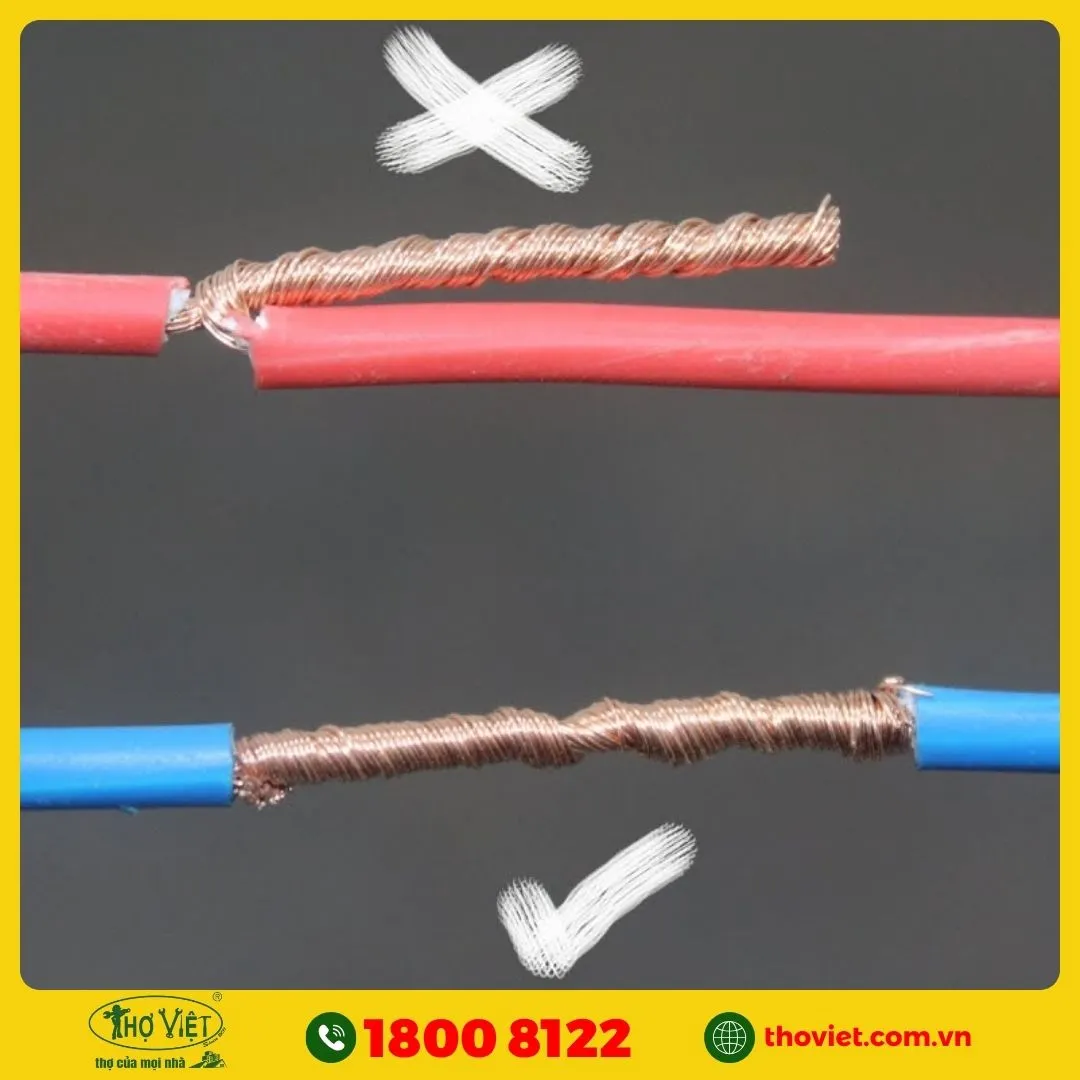 Đấu nối không đúng kỹ thuật hoặc sơ sài