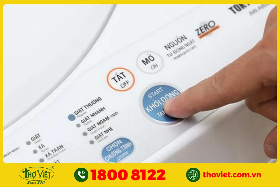 Máy giặt Panasonic không khởi động được