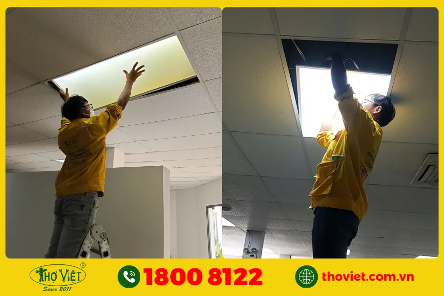 Quy trình lắp đặt đèn tủ quần áo - Thợ Việt