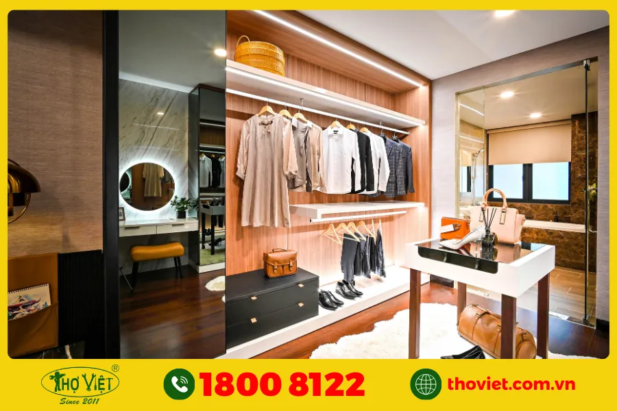 Tăng tính thẩm mỹ cho không gian lưu trữ