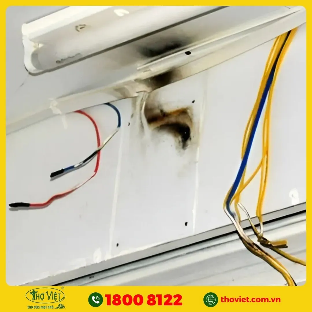 Chập điện do mối nối không tốt