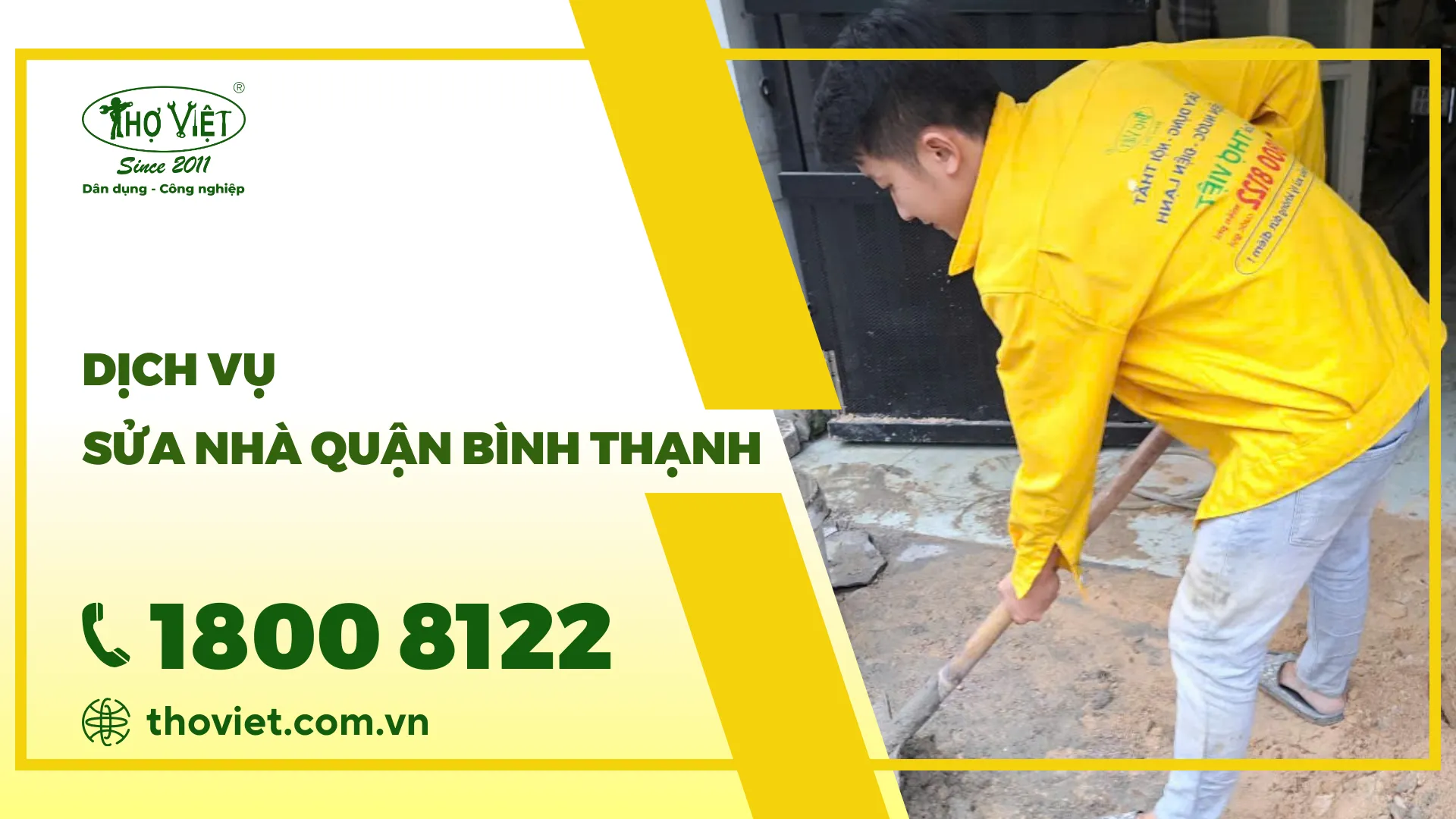 Tìm thợ sửa nhà quận Bình Thạnh - GỌI NGAY 1800 8122