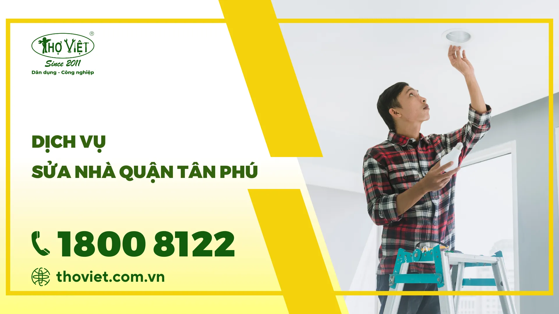 Tìm Thợ sửa nhà quận Tân Phú - GỌI NGAY 1800 8122