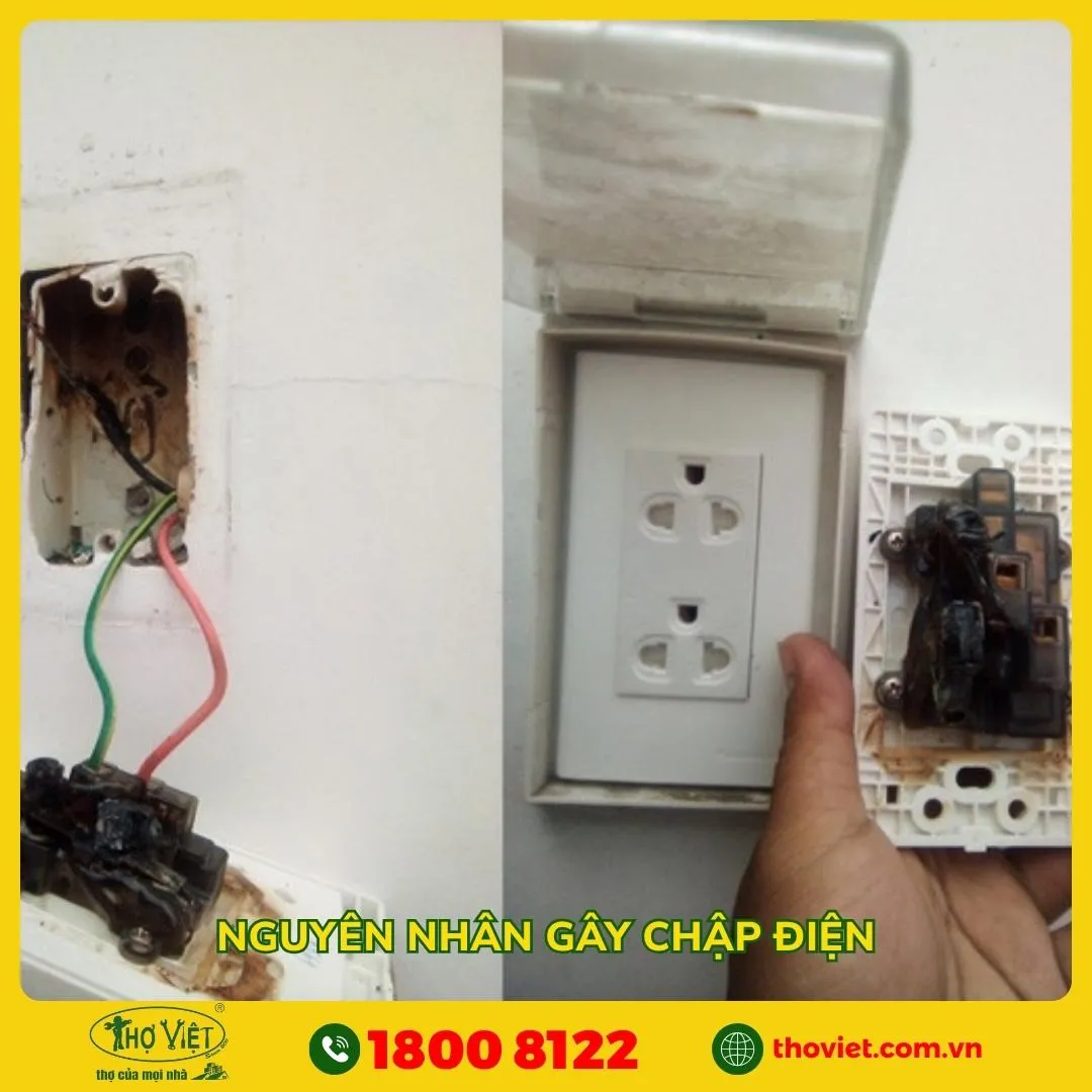Nguyên nhân gây chập điện