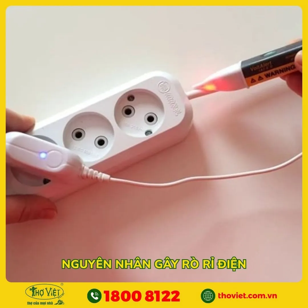 Nguyên nhân gây rò rỉ điện