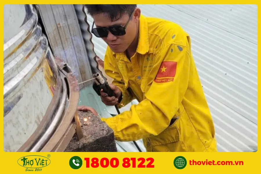 Quy trình hàn của kỹ thuật viên Thợ Việt