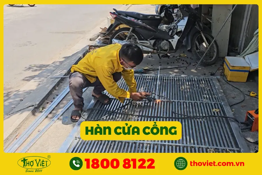 Hàn cửa cửa cổng