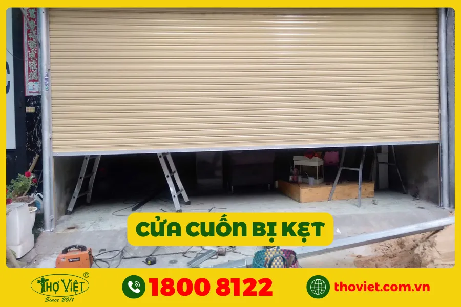Sửa cửa cuốn bị kẹt