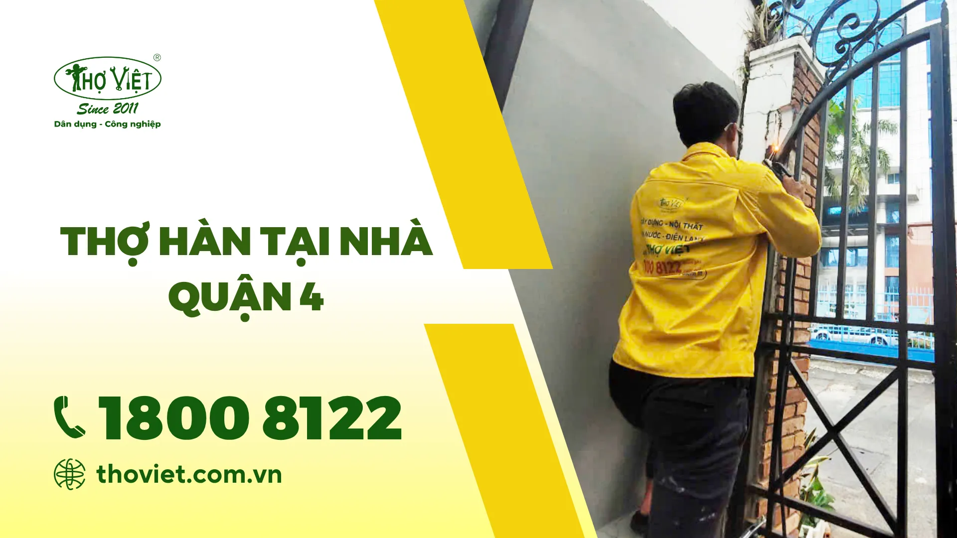 Cần Tìm Thợ Hàn Tại Nhà Quận 4 – Gọi Ngay 1800 8122