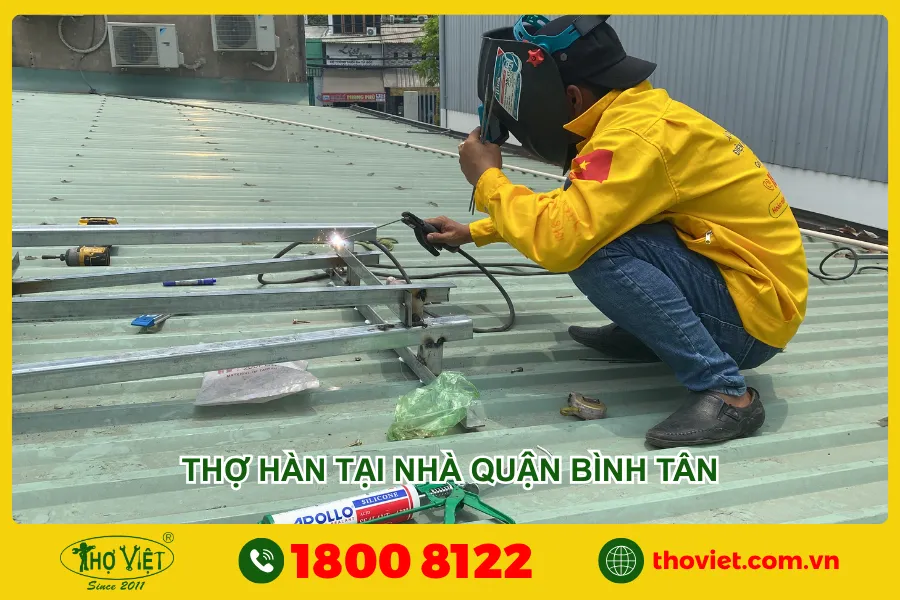 thợ hàn tại nhà quận Bình Tân