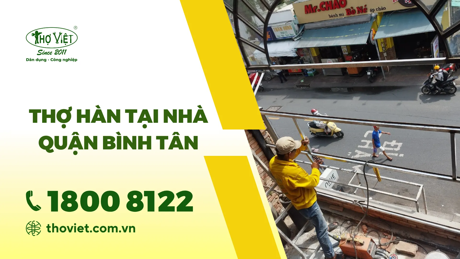 Tìm thợ hàn tại nhà quận Bình Tân – GỌI NGAY 1800 8122