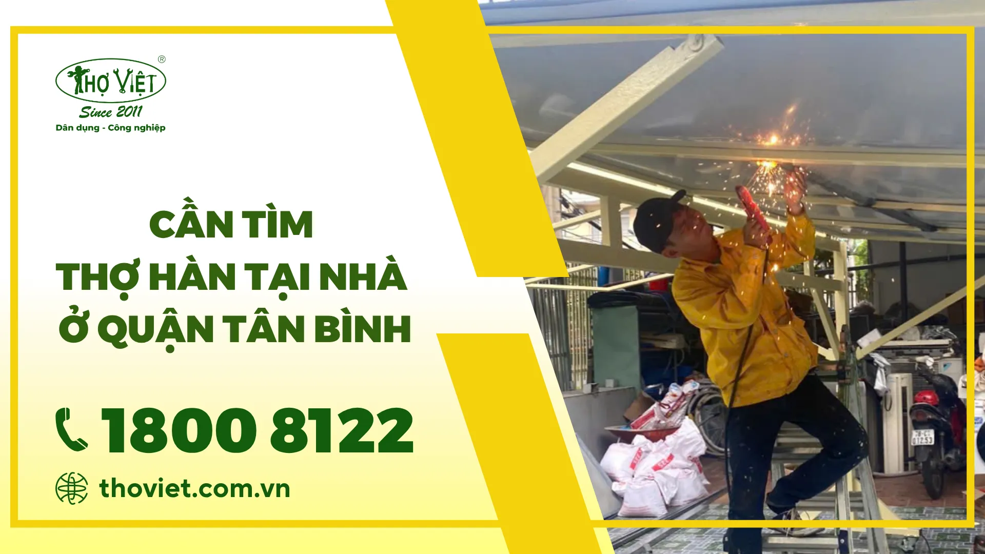 Tìm thợ hàn tại nhà ở quận Tân Bình – Gọi ngay 1800 8122