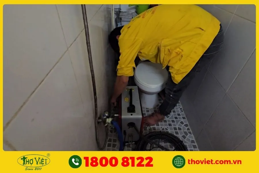 Bảng giá thông cống nghẹt quận 3 Thợ Việt