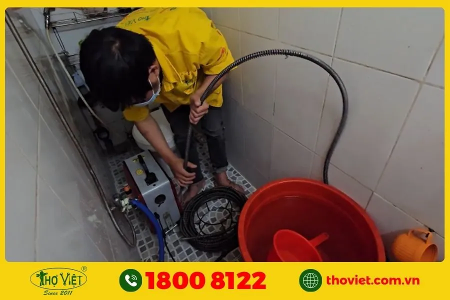 Giới thiệu dịch vụ thông cống nghẹt tại quận 3 - Thợ Việt