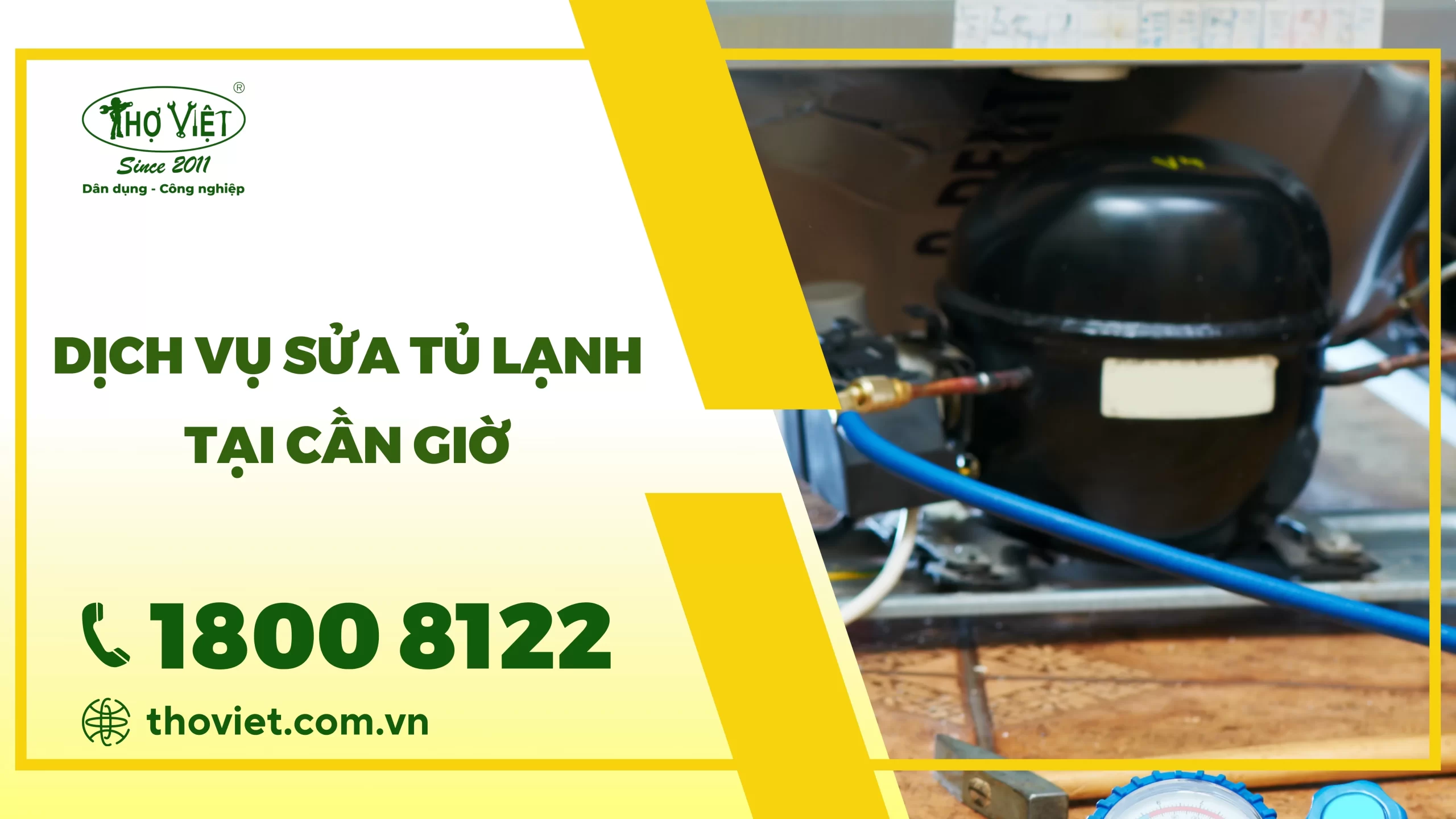 Dịch vụ sửa tủ lạnh tại Cần Giờ
