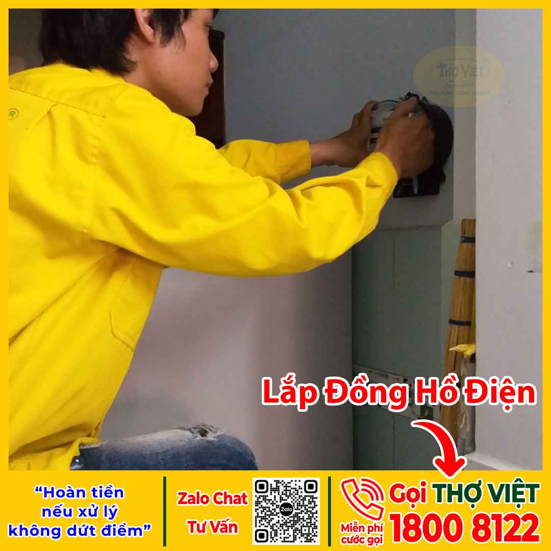 lắp đồng hồ điện