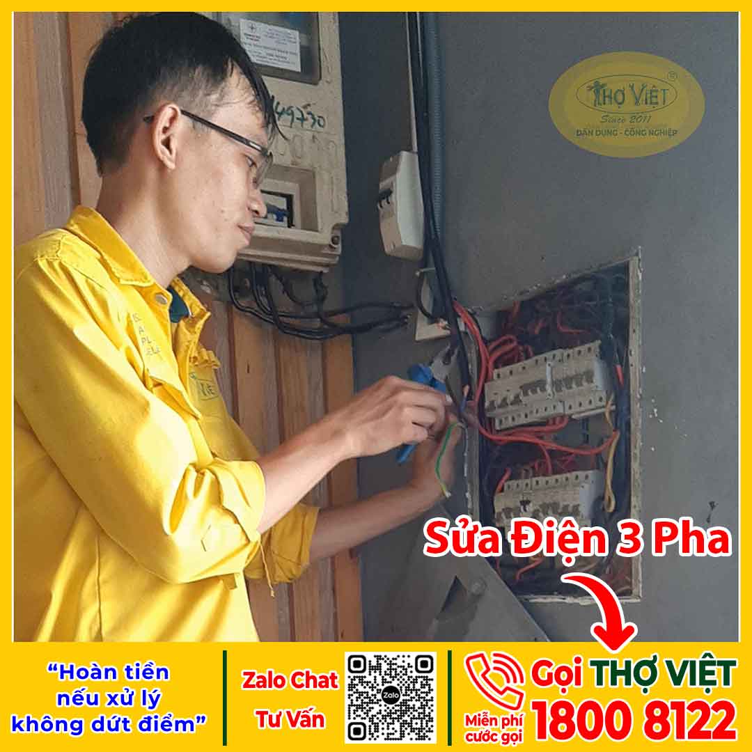 sửa điện 3 pha
