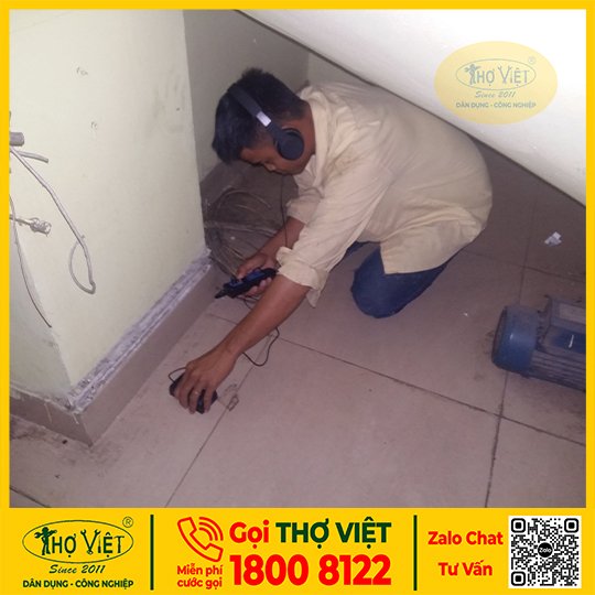 dò nước quận 3