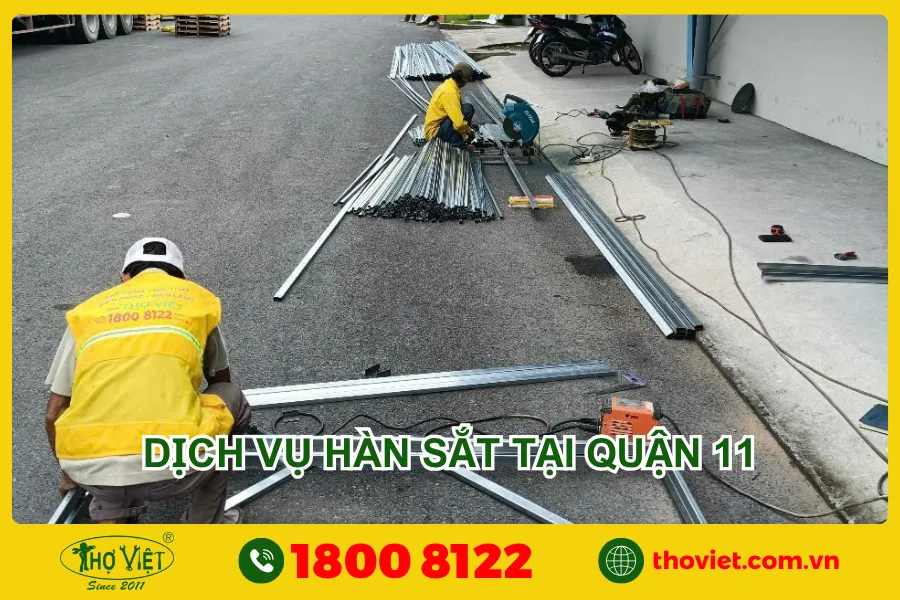 Dịch vụ hàn sắt tại quận 11