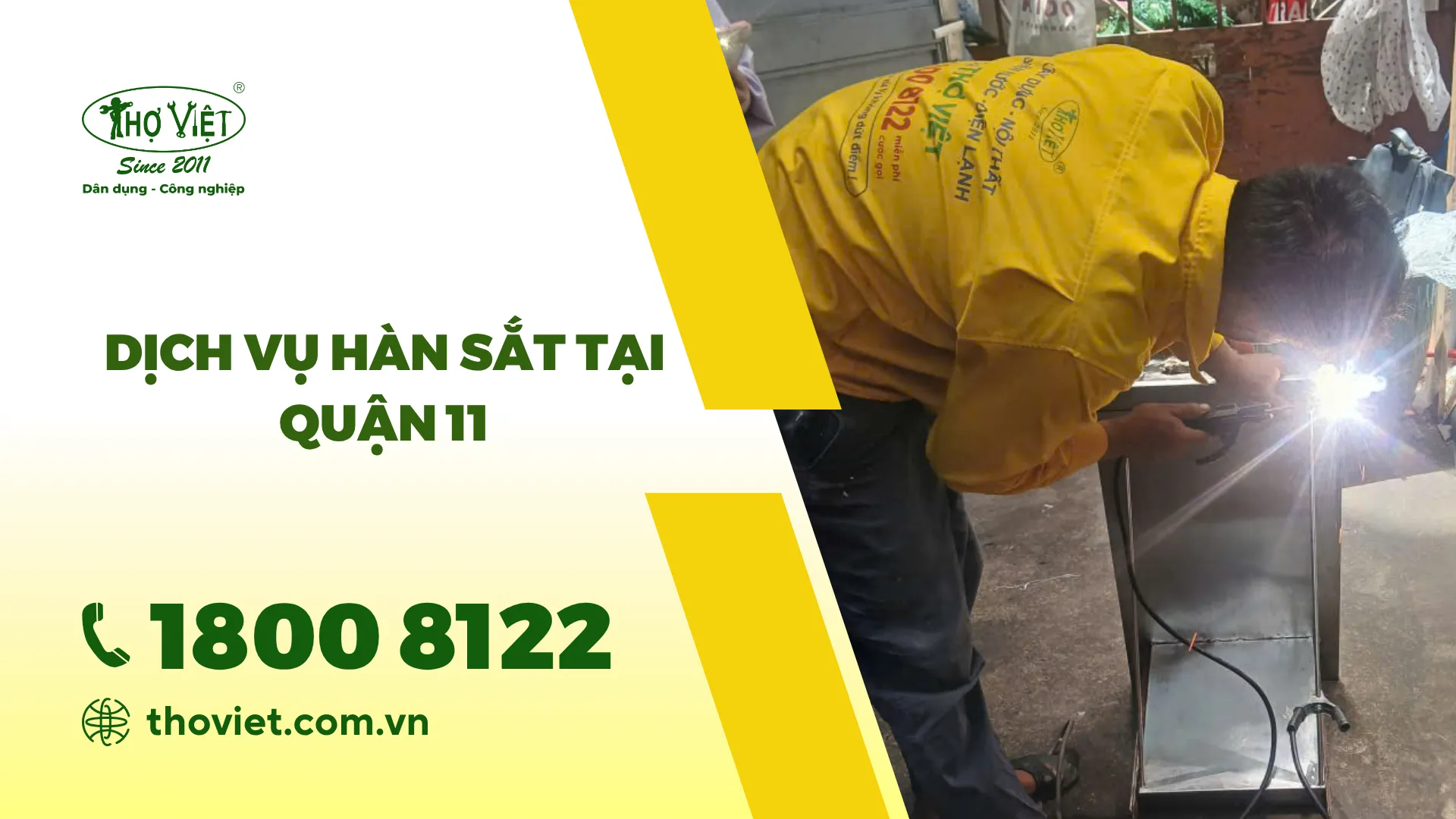 Dịch vụ hàn sắt tại quận 11 – GỌI NGAY 1800 8122