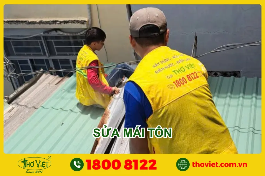 Sửa mái tôn