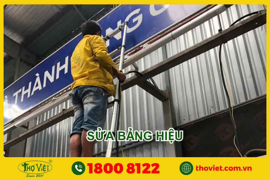 Sửa bảng hiệu