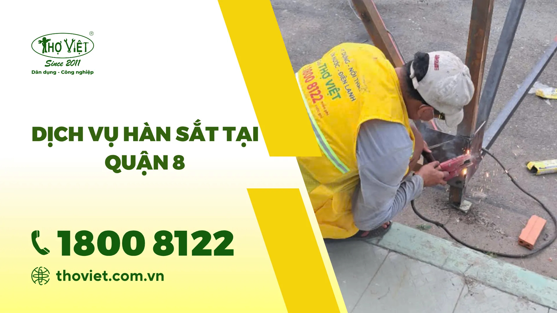 Dịch vụ hàn sắt tại quận 8 – GỌI NGAY 1800 8122