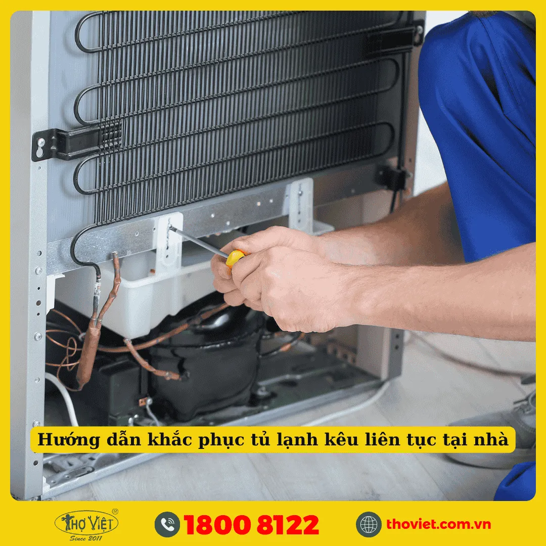 Hướng dẫn khắc phục tủ lạnh kêu liên tục tại nhà