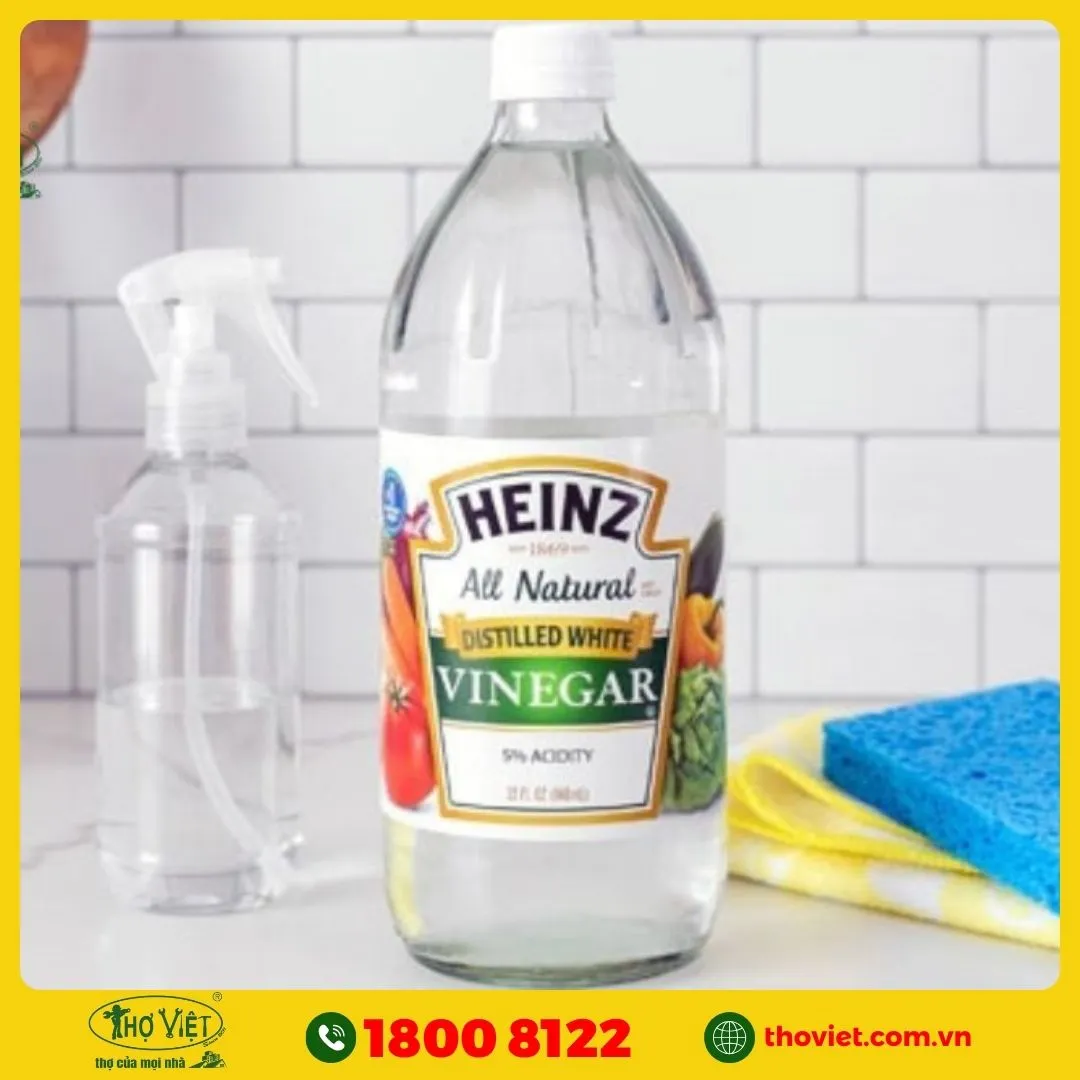 Cách khử mùi hôi bằng giấm