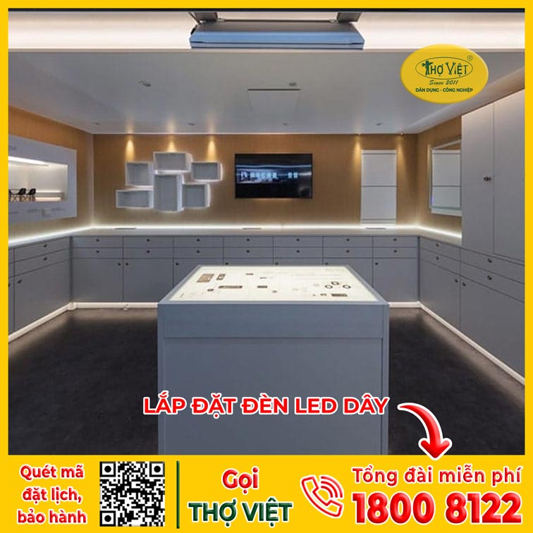 lắp đặt LED 