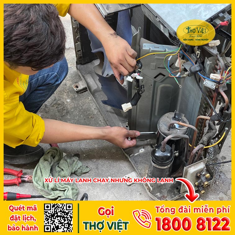 Thợ sửa máy nén máy lạnh