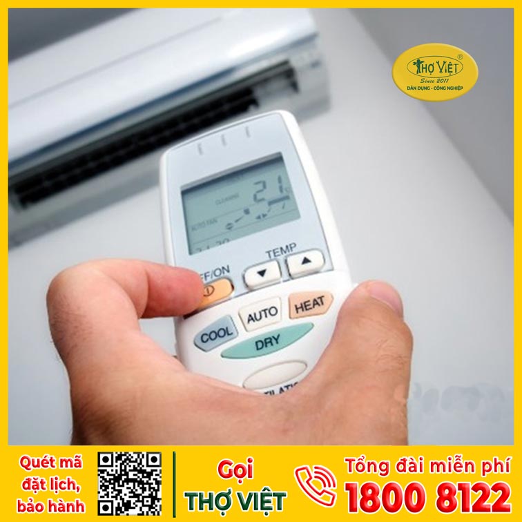 Chỉnh remote sai chế độ