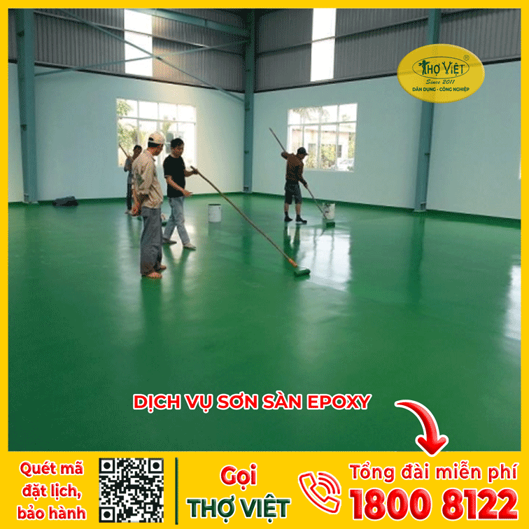 Dịch vụ sơn sàn epoxy