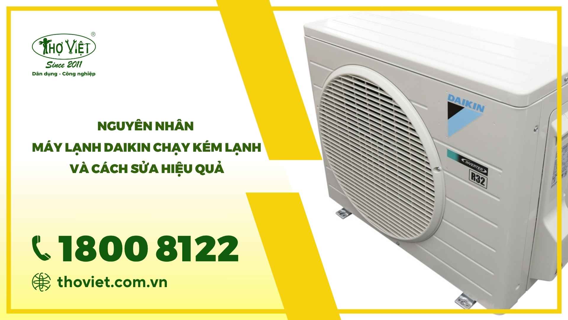 Máy lạnh Daikin chạy kém lạnh