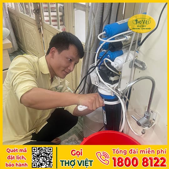 Máy lọc nước kêu tạch tạch