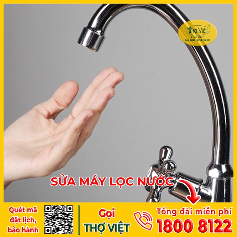 Máy lọc nước không ra nước