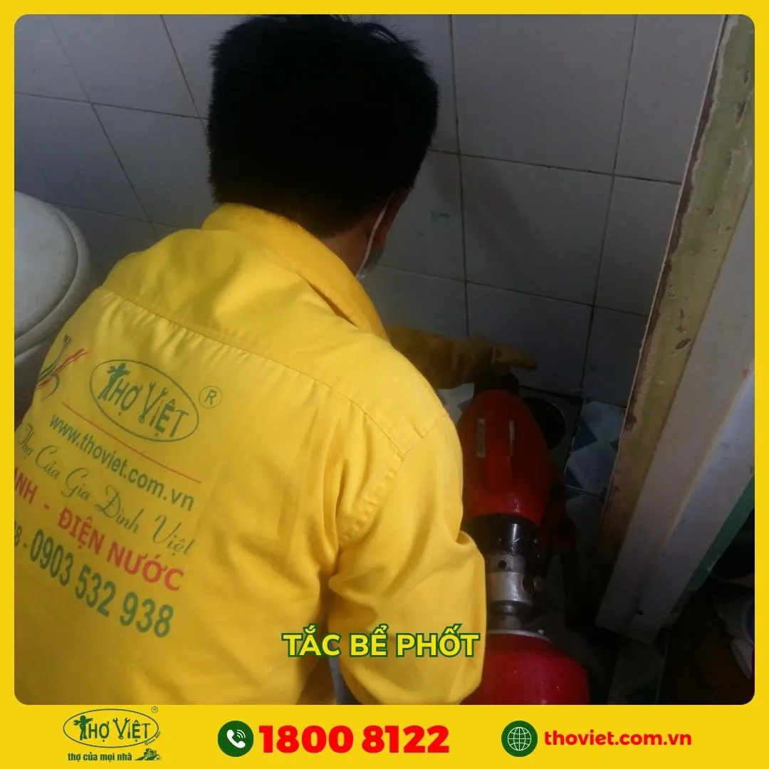 Tắc bể phốt