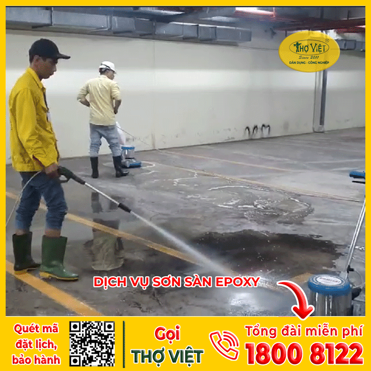 Vệ sinh, chà sàn công nghiệp