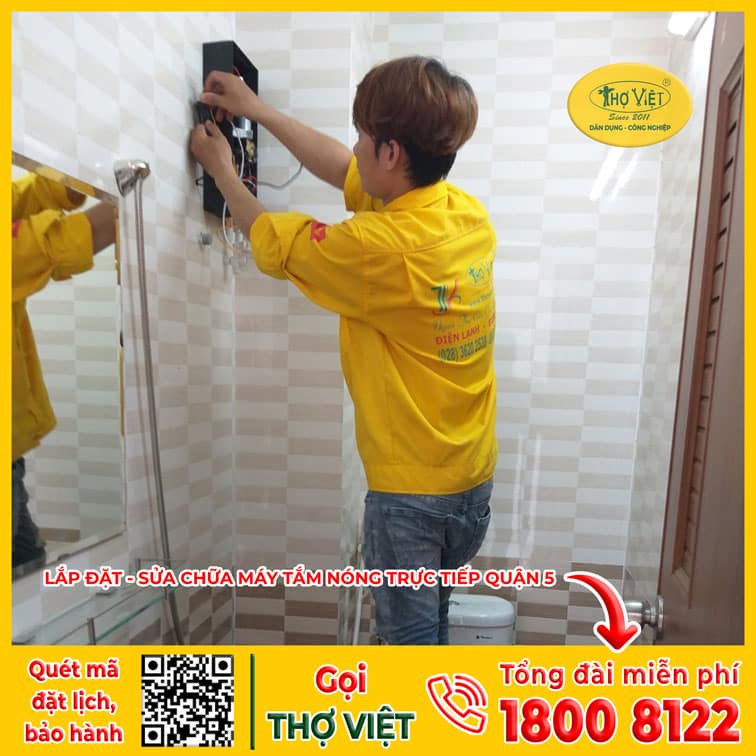 sửa máy tắm nóng trực tiếp Quận 5