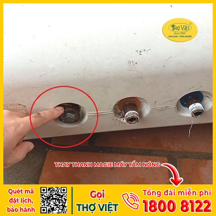 Tác dụng của thanh magie máy tắm nóng