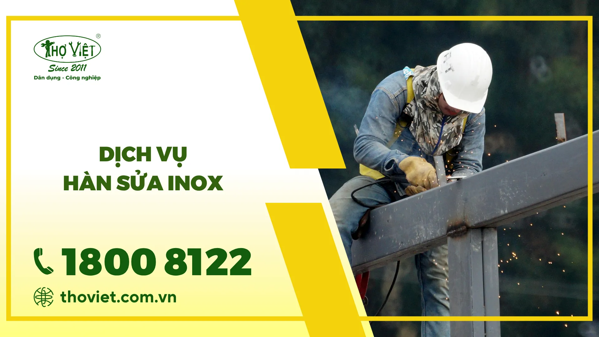 Dịch vụ hàn sửa inox tại TP.HCM & Các tỉnh lân cận