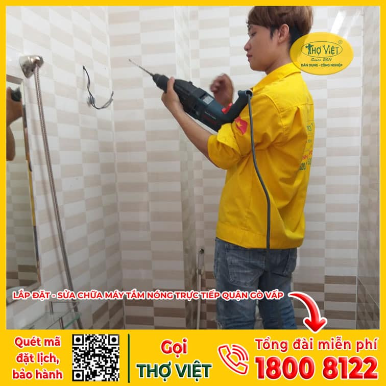 Lắp Máy Tắm Nóng Trực Tiếp Quận Gò Vấp