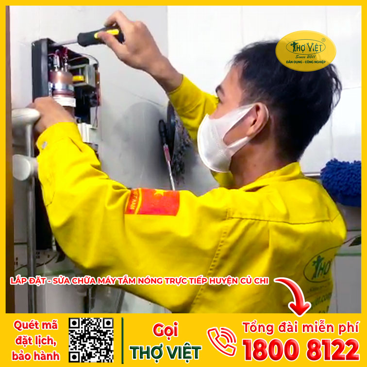Sửa máy tắm nóng